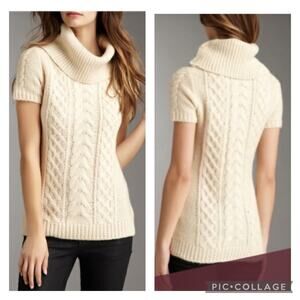BCBG Maxazria Cowl Neck Corozo‎ Wool Top